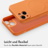 imoshion Color Back Cover mit MagSafe Apple iPhone 15 - Neon Orange