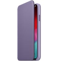 Apple Leather Folio Klapphülle Lilac für das Apple iPhone Xs Max