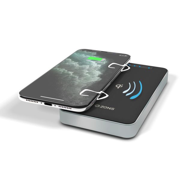 Zens Powerbank Wireless Charger - Kabellose Powerbank - 4500 mAh