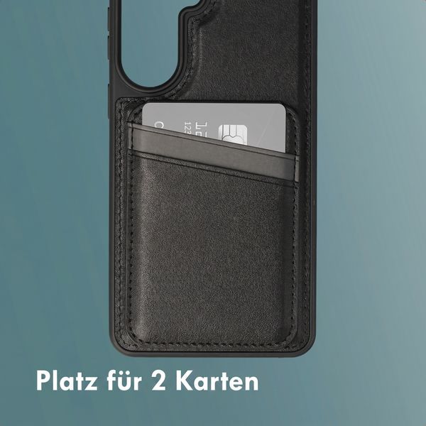 imoshion Backcover mit Kartenfach und Ständer Samsung Galaxy S26 Plus - Schwarz