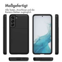 imoshion Backcover mit Kartenfach Samsung Galaxy S22 - Schwarz