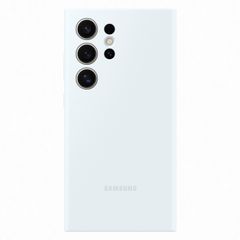 Samsung Original Silikon Cover Samsung Galaxy S24 Ultra - White