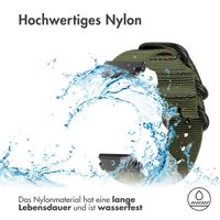 imoshion Robustes Nylonarmband -   Universelle 20 mm Anschluss - Grün