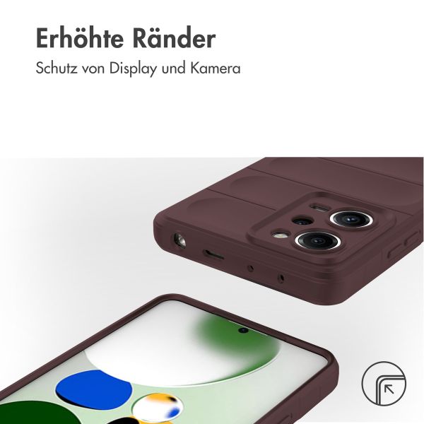 imoshion EasyGrip Backcover für das Xiaomi Redmi Note 12 Pro - Aubergine