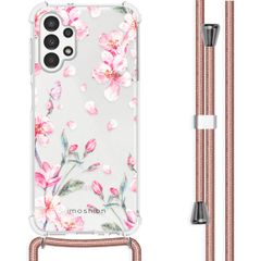 imoshion Design Hülle mit Band für das Samsung Galaxy A13 (4G) - Blossom Watercolor