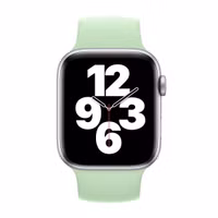 Apple Silikon Solo Loop für das  Apple Watch | 44/45/46/49 mm - Größe 11 - Pistachio
