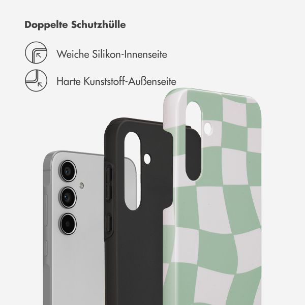 Selencia Vivid Back Cover Samsung Galaxy A55 - Groovy Sage Green