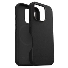 OtterBox Symmetry Cactus Leder Back Cover MagSafe Apple iPhone 16 Pro - Noir Ash