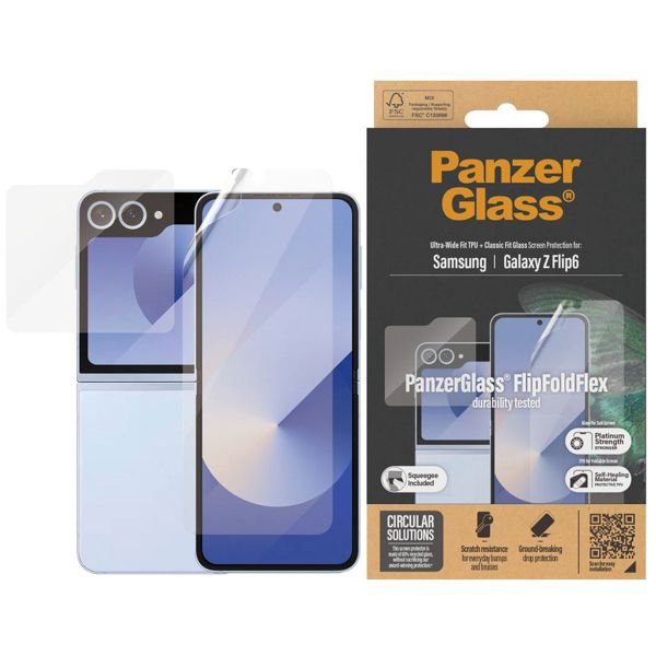 PanzerGlass Case Friendly Displayschutzfolie Schwarz Samsung Galaxy Z Flip 6 / Flip 7 FE