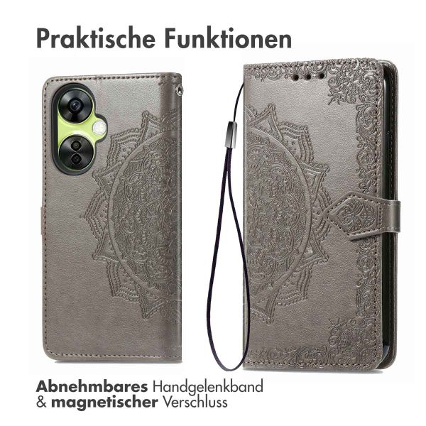 imoshion Mandala Klapphülle OnePlus Nord CE 3 Lite (5G) - Grau
