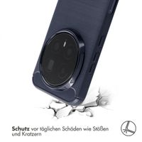 imoshion Brushed Back Cover Honor Magic8 Pro - Dunkelblau