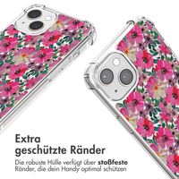 imoshion Design Hülle mit Band Apple iPhone 14 - Flower Water