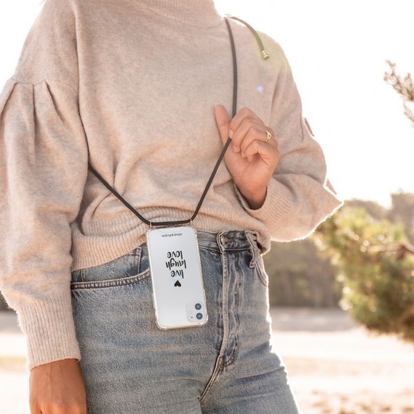imoshion Design Hülle mit Band für das iPhone X / Xs - Live Laugh Love