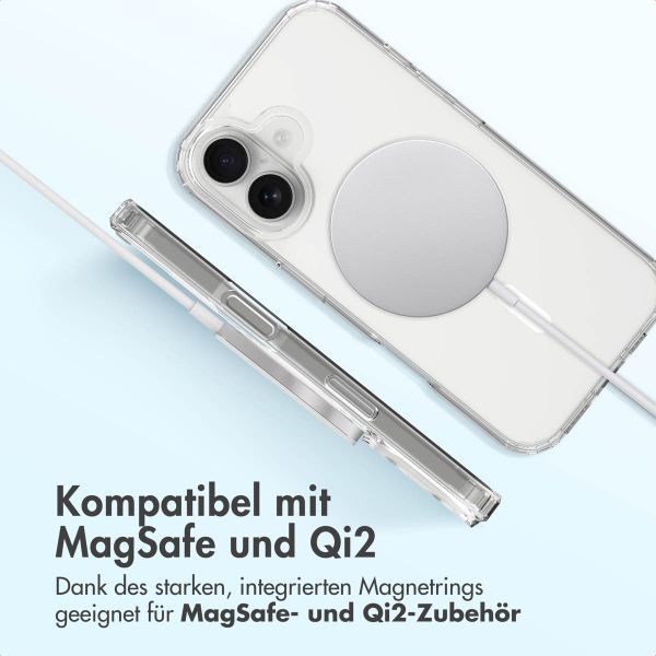 Accezz Xtreme Impact Backcover mit MagSafe Apple iPhone 16 - Transparent