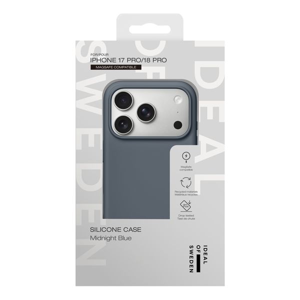 iDeal of Sweden Silikonhülle mit MagSafe Apple iPhone 18 Pro / 17 Pro - Midnight Blue