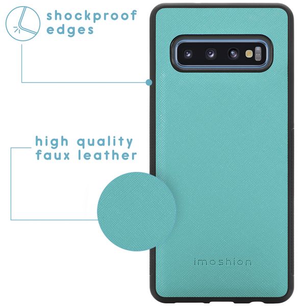 imoshion Luxuriöse Portemonnaie-Klapphülle Samsung Galaxy S10 - Türkis
