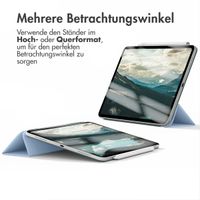 imoshion Magnetic Klapphülle Apple iPad Pro 12.9 (2022) / Pro 12.9 (2021) / Pro 12.9 (2020) - Hellblau