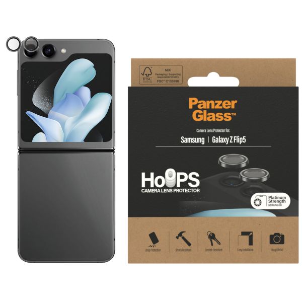 PanzerGlass Kameraprotektor Hoop Optic Rings für das Samsung Galaxy Z Flip 5