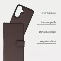 imoshion Herausnehmbare 2-in-1 Luxus-Bookcase Samsung Galaxy A57 (5G) - Braun