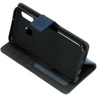 imoshion Luxuriöse Klapphülle Samsung Galaxy A40 - Dunkelblau