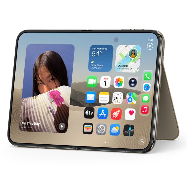 Apple Klapphülle mit Standfunktion Apple iPhone Duo - Taupe