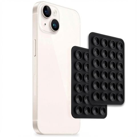 Selencia ﻿2er-Pack Telefonhalter Saugnapf - Schwarz