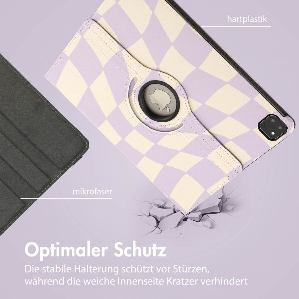 imoshion 360° drehbare Design Klapphülle iPad Air 13 Zoll (2025) M3 / (2024) M2 - Dancing Cubes