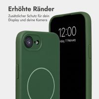 Accezz Grip Backcover mit MagSafe Apple iPhone 17e / 16e - Dunkelgrün