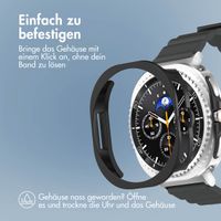 imoshion Bumper Hard Case für das Samsung Galaxy Watch 8 Classic (46 mm) - Schwarz