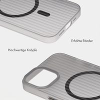Accezz Lite Backcover mit MagSafe | Fluted | Apple iPhone 13 - Grau