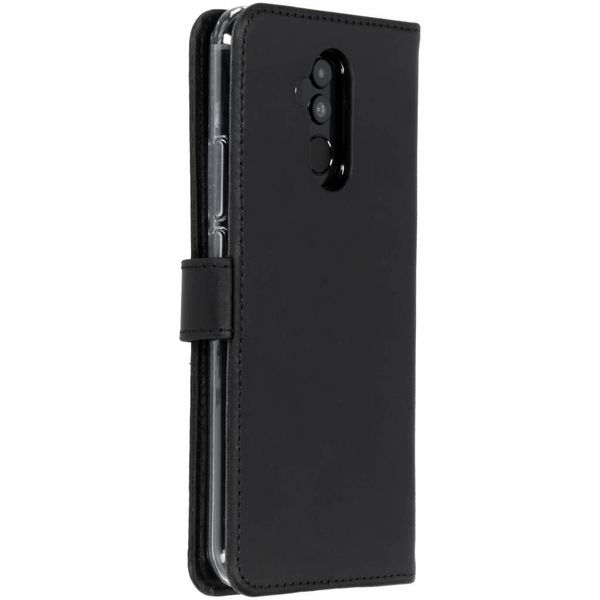 Selencia Echtleder Klapphülle Huawei Mate 20 Lite - Schwarz