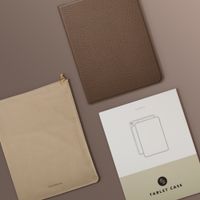 Selencia Riva Klapphülle Samsung Galaxy Tab A11 Plus - Mocha Brown