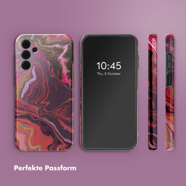 Selencia Vivid Back Cover Samsung Galaxy A15 (5G) - Marble Purple