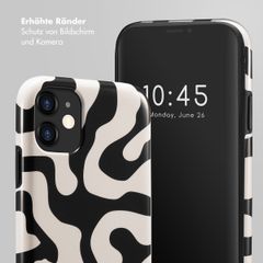 Selencia Vivid Back Cover Apple iPhone 11 - Art Wave Black