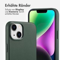 Accezz MagSafe Leather Backcover Apple iPhone 14 - Cedar Green