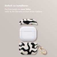 Selencia Vivid Case Apple AirPods 4 - Art Wave Black
