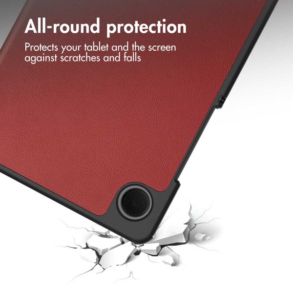 imoshion Trifold Klapphülle Samsung Galaxy Tab A11 / A9 8.7 Zoll - Rot