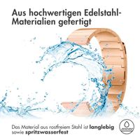 Selencia Edelstahl Magnetarmband -   Universelle 22 mm Anschluss - Rosé gold