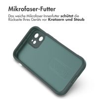 imoshion EasyGrip Back Cover für das iPhone 12 - Dunkelgrün