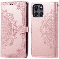 imoshion Mandala Klapphülle Motorola Moto G77 - Rose Gold