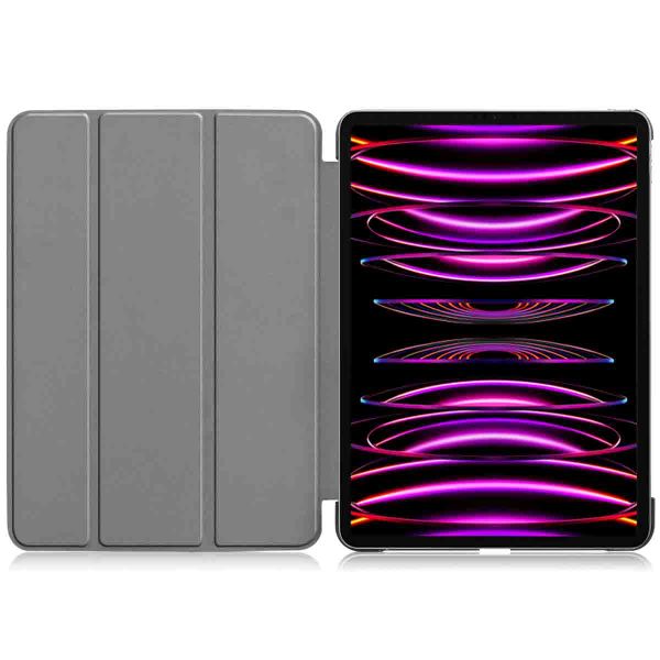 imoshion Trifold Klapphülle Apple iPad Pro 12.9 (2018/2020/2021/2022) - Grau