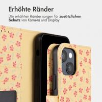 imoshion Design Klapphülle Apple iPhone 14 - Sunny Yellow Petite Flowers