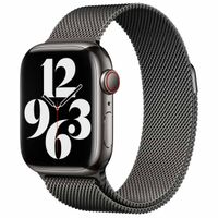 Apple Mailänder Fitness-Armband für Apple Watch Series 1 bis 10 / SE / Ultra (2) (44/45/46/49 mm) - Graphite