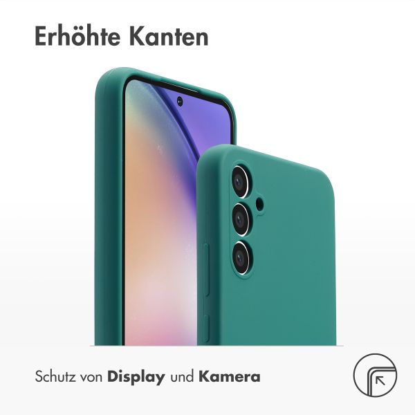 Accezz Liquid Silikoncase für das Samsung Galaxy A54 (5G) - Forest Green