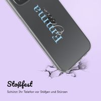 Personalisierte Hülle mit Namen iPhone 14 - Transparent