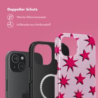 Selencia Vivid Rückabdeckung mit MagSafe Apple iPhone 15 - Stars Rubine Red Light Pink