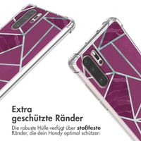 imoshion Design Hülle mit Band für das Huawei P30 Pro - Bordeaux Graphic