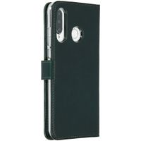 Selencia Echtleder Klapphülle Huawei P30 Lite - Grün