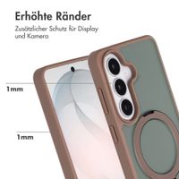 Accezz Ring Stand Backcover mit MagSafe Samsung Galaxy S26 - Braun