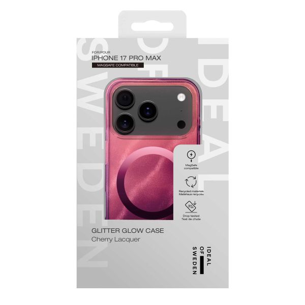 iDeal of Sweden Clear Case MagSafe Apple iPhone 17 Pro Max - Cherry Lacquer